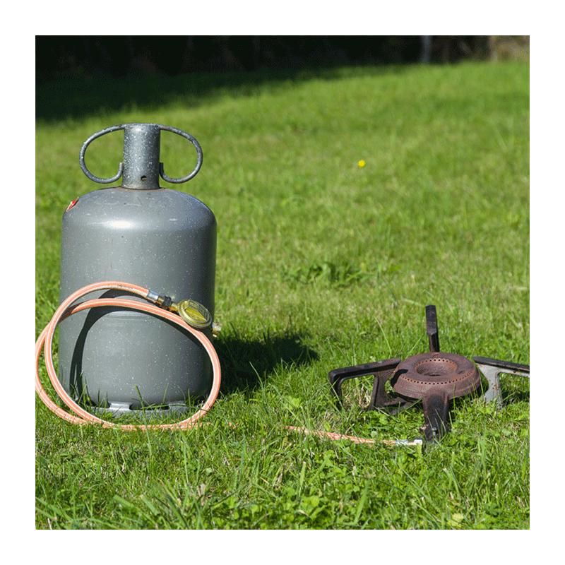 Réchaud gaz avec bouteille et détendeur