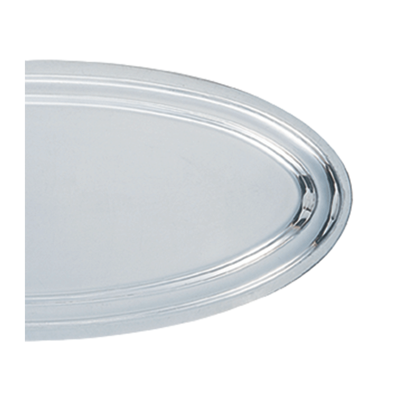 Plat ovale argent 60 cm