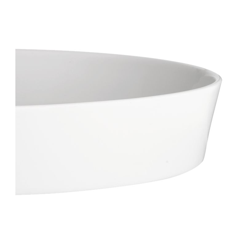 Plat sabot porcelaine 26 x 36 cm 300 cl H 6 cm