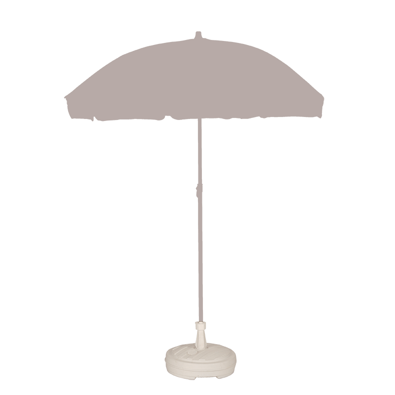 Socle de parasol plastique blanc Ø 43 cm