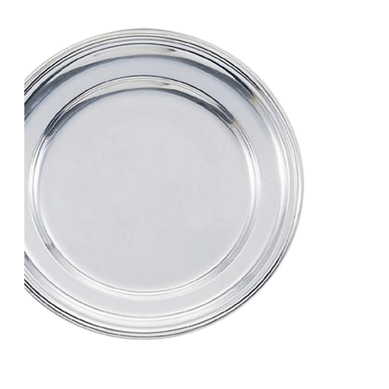 Plat rond inox Ø 35 cm