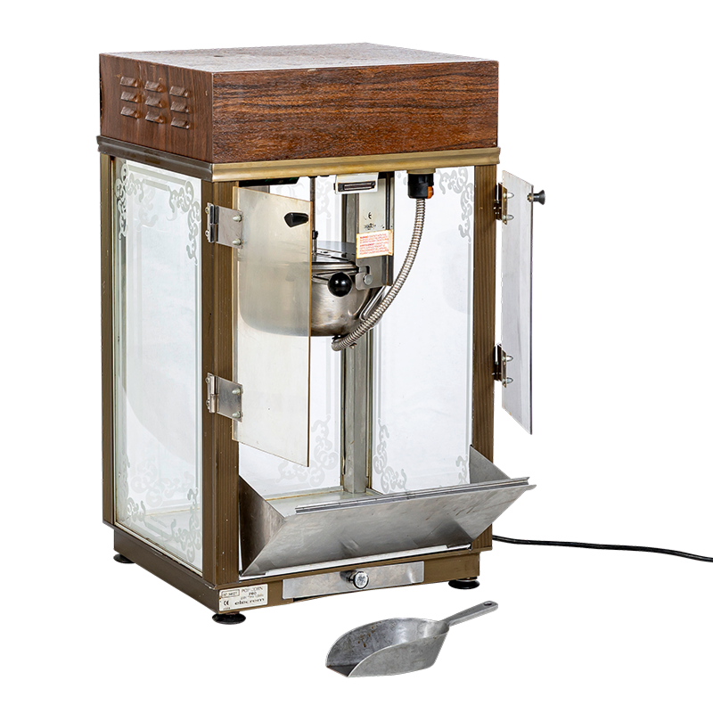 Machine à pop-corn 220 v livrée avec une pelle à pop-corn