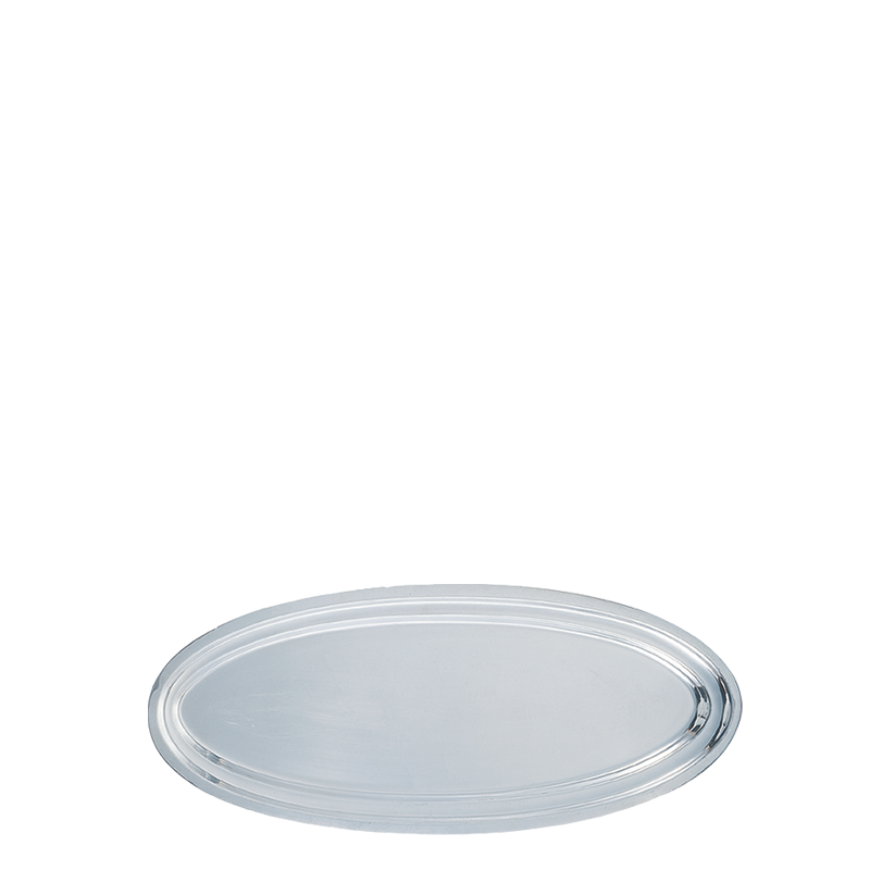 Plat ovale argent 30 x 70 cm