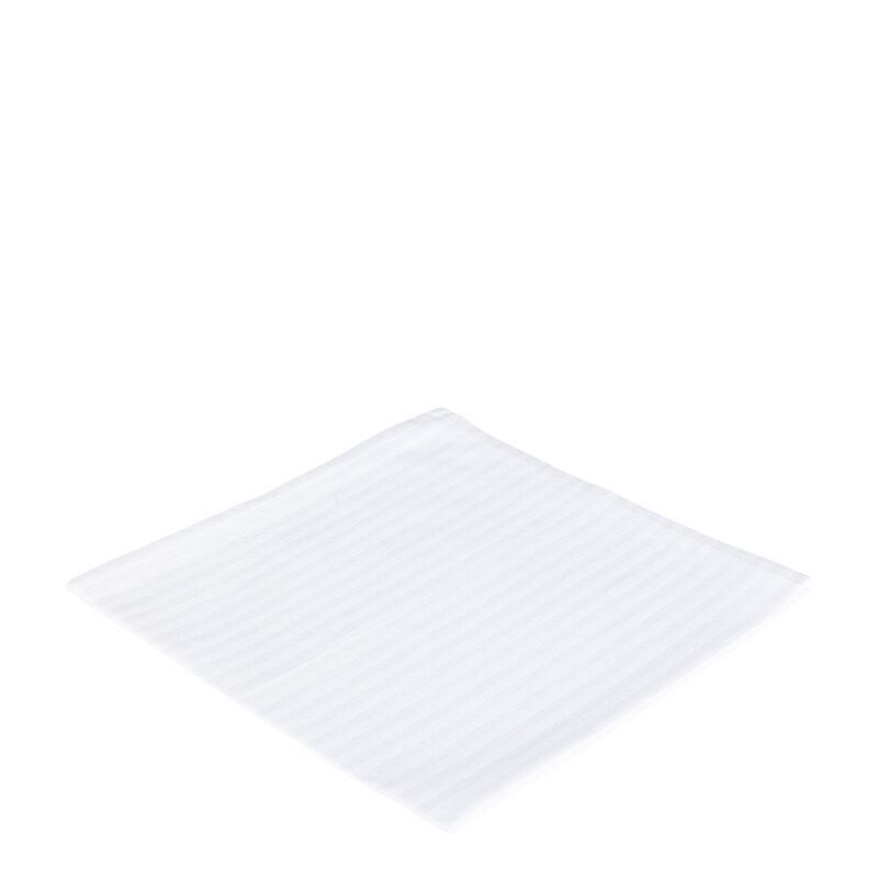 Serviette de table coton blanc 60 x 60 cm