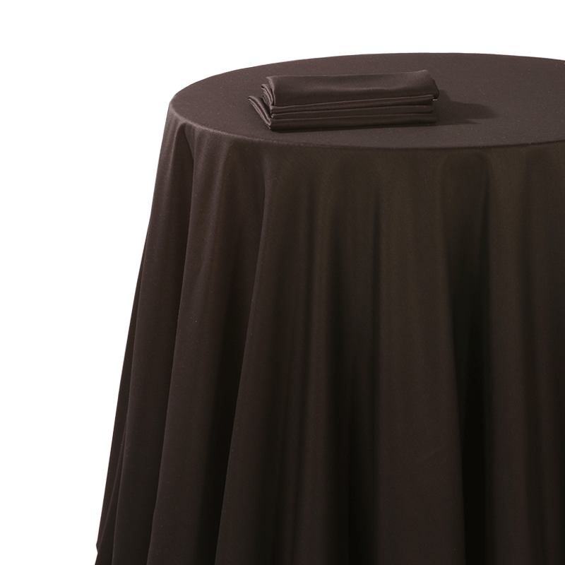 Nappe chintz noir 270 x 400 cm ignifugée M1