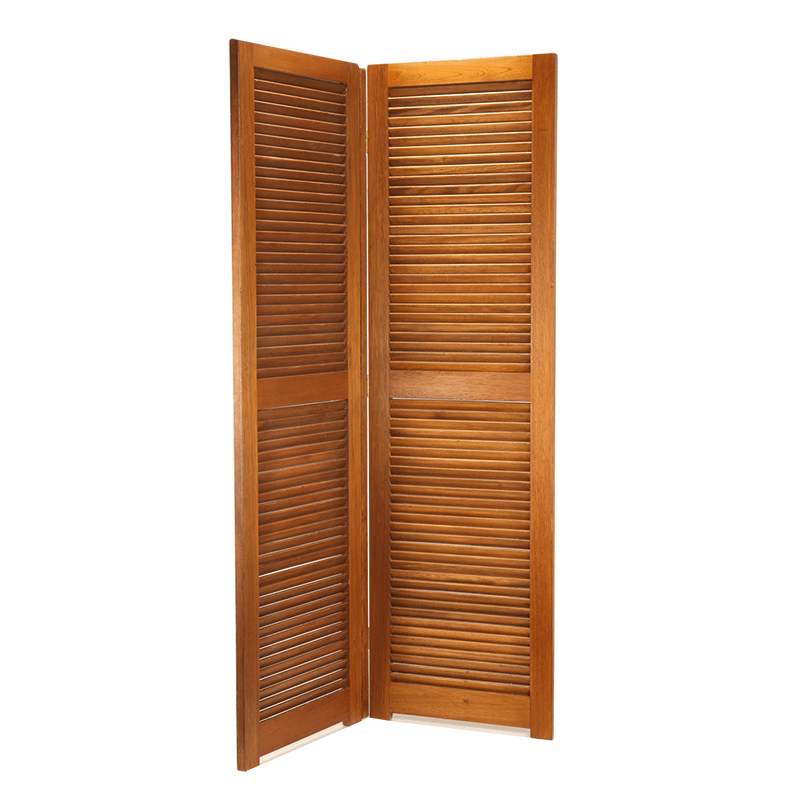 Paravent Louisiane bois 2 feuilles L 130 cm (65 x 2) H 205 cm