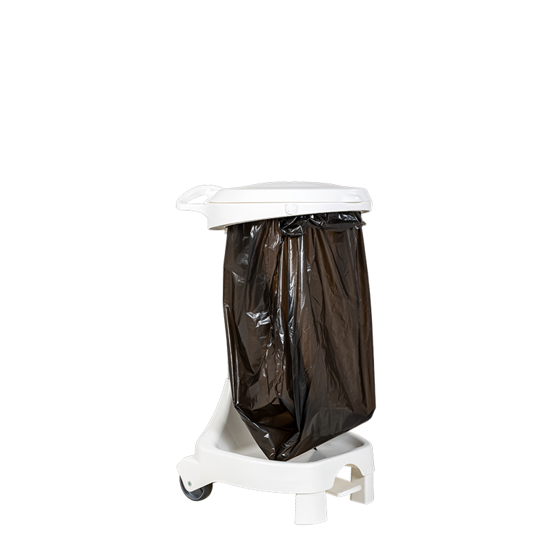 Support de sac poubelle PVC à pédale
