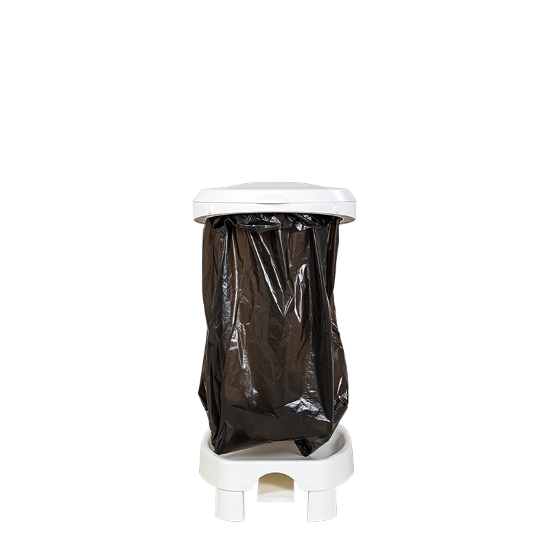 Support de sac poubelle PVC à pédale