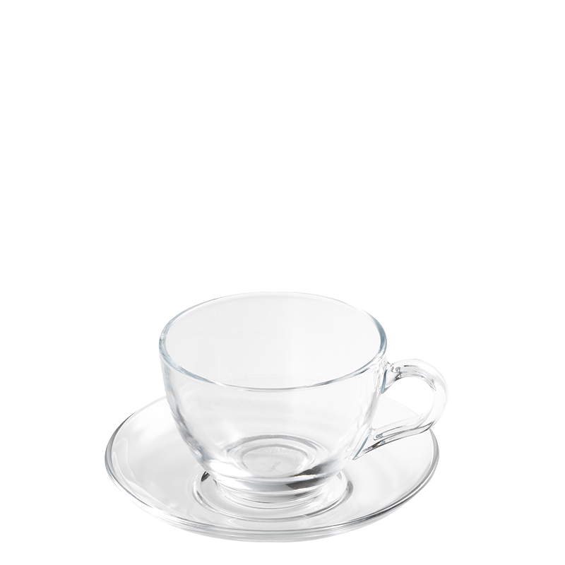 Tasse et sous-tasse à thé Vague 21 cl