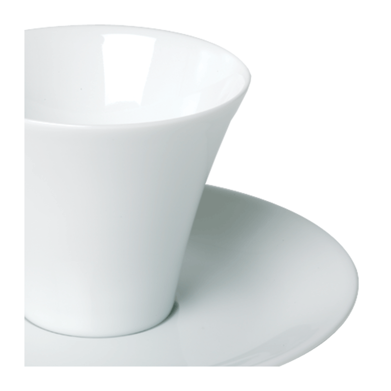 Tasse Kyoto blanche Ø 7,5 cm H 6,5 cm 11 cl