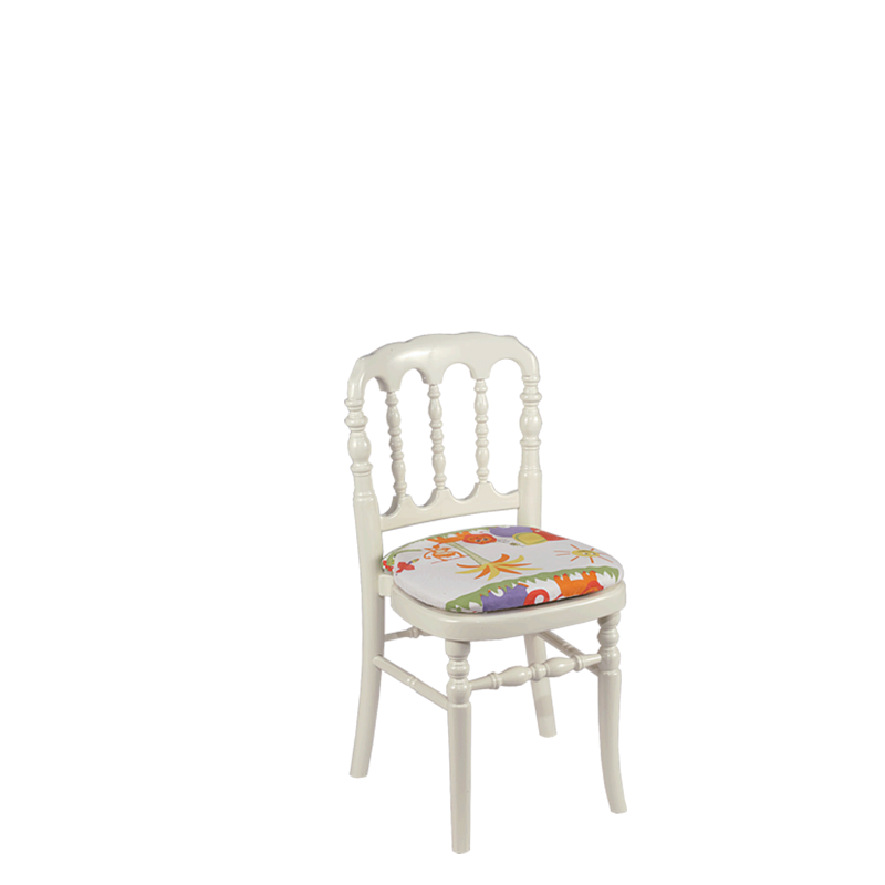 Chaise Napoléon III blanche enfant