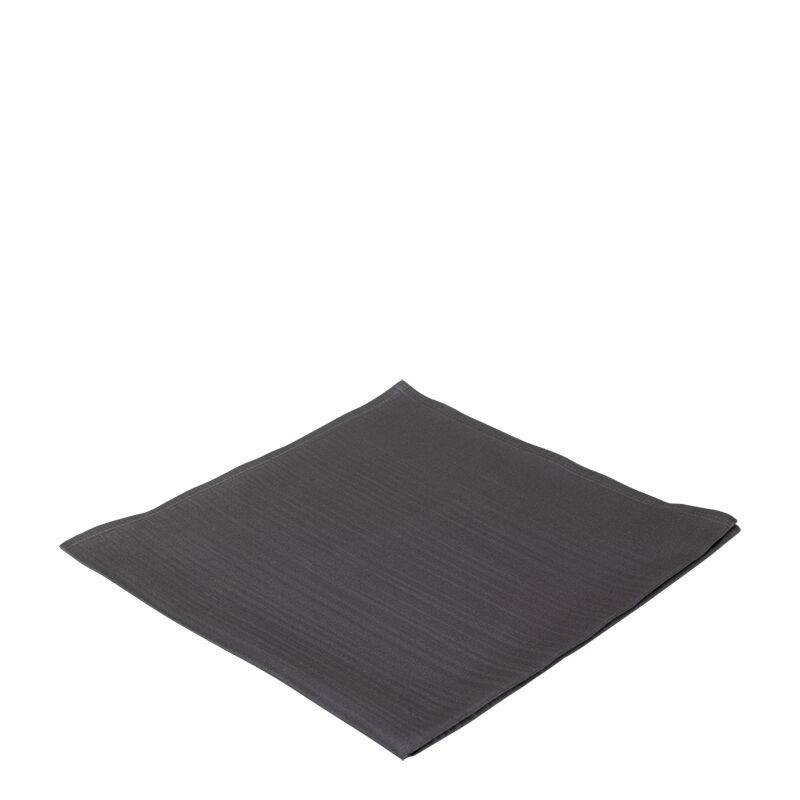 Serviette de table Toscane acier 60 x 60 cm