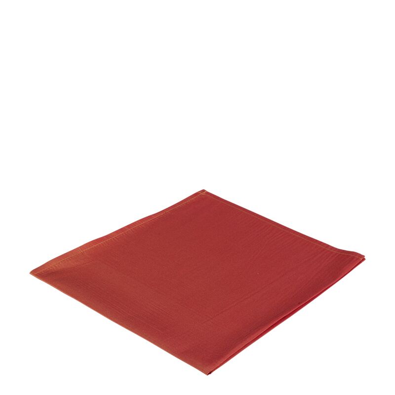 Serviette de table Toscane mandarine 60 x 60 cm