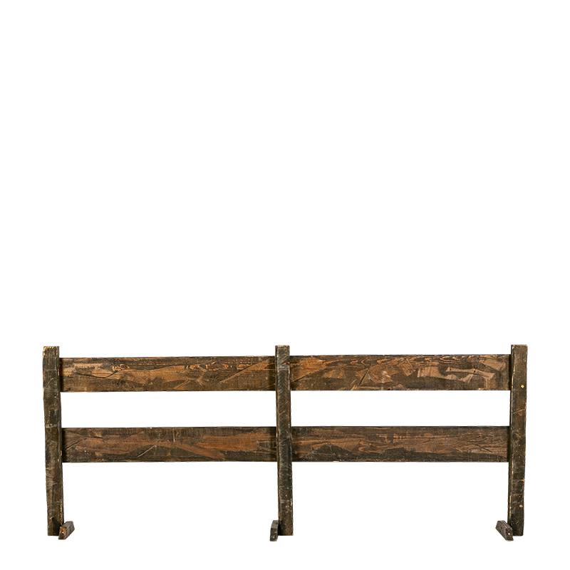 Barrière en bois L 250 H 100 cm l 8 cm