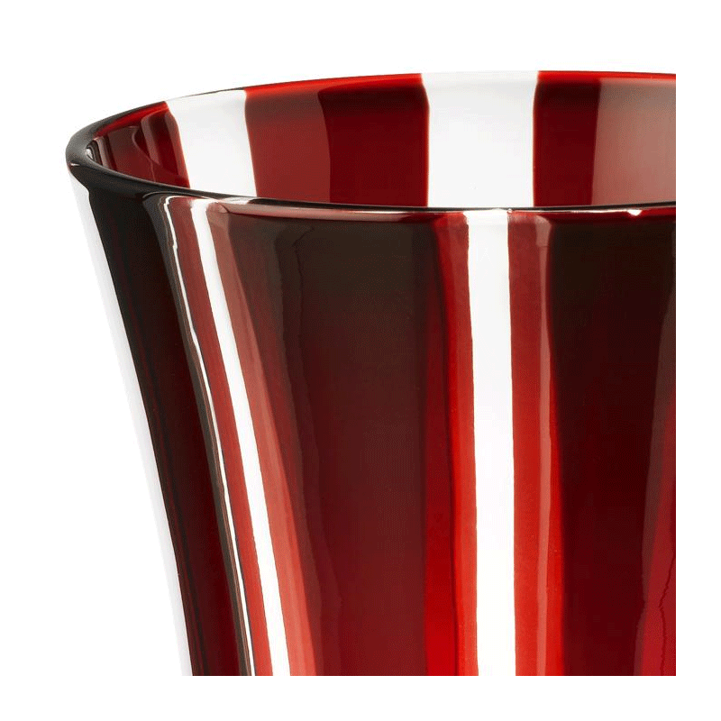 Gobelet tulipe rubis Ø 8,5 cm H 11 cm 28 cl
