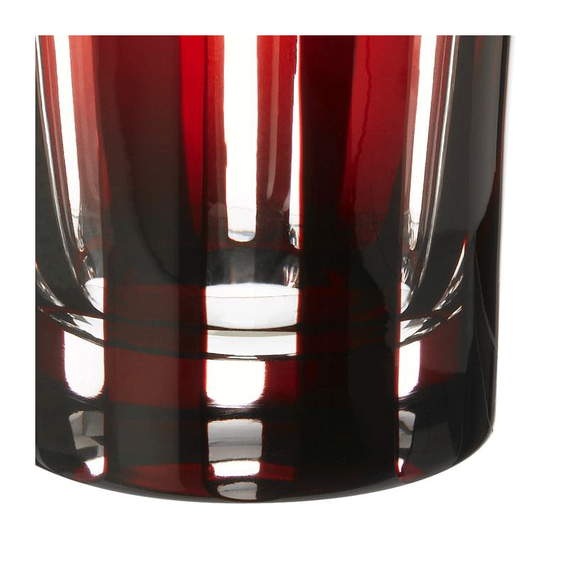 Gobelet tulipe rubis Ø 8,5 cm H 11 cm 28 cl