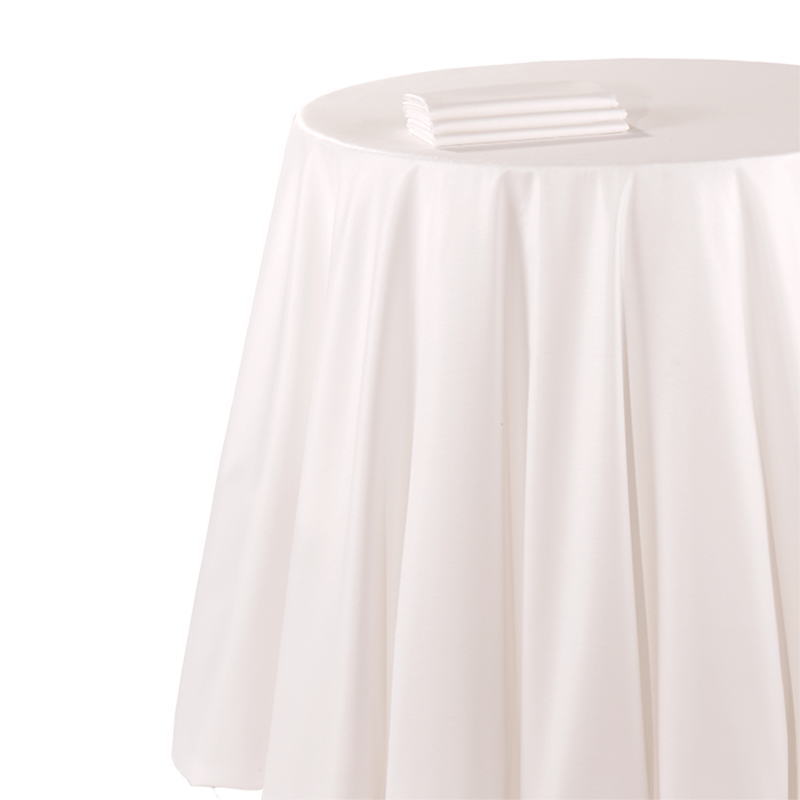 Serviette de table chintz blanc 60 x 60 cm ignifugée M1