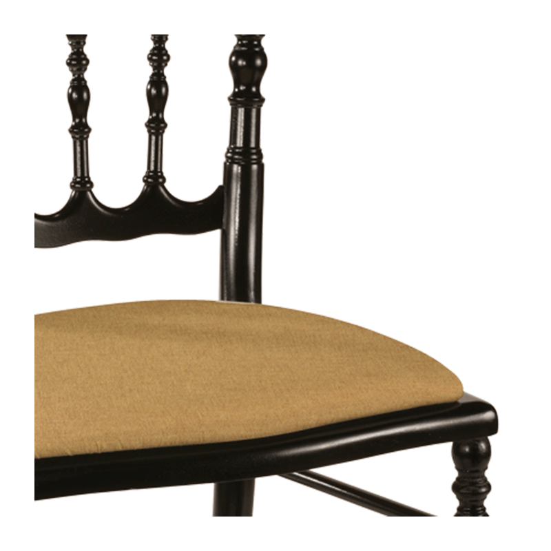 Chaise Napoléon III noire fixe Dubaï