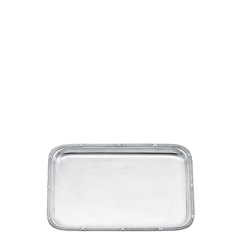 Plateau argent Louis XVI 30 x 40 cm