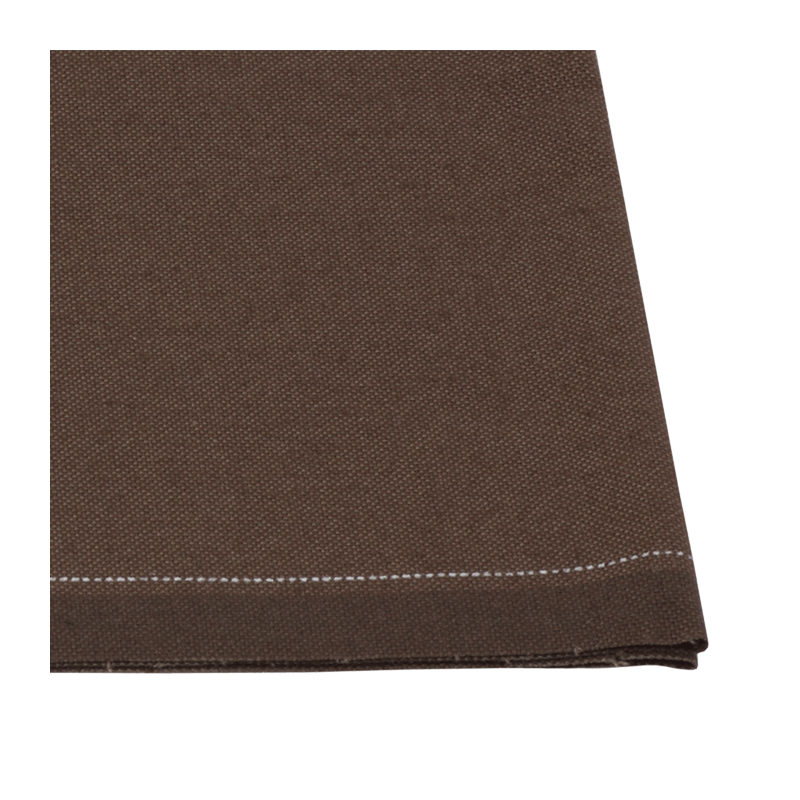 Serviettes tissu chocolat 24 x 16 cm (par 10 )