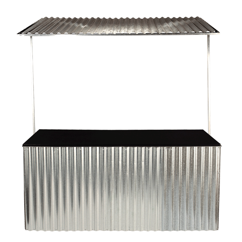 Buffet pliant tôle avec toit tôle - Délai 48h