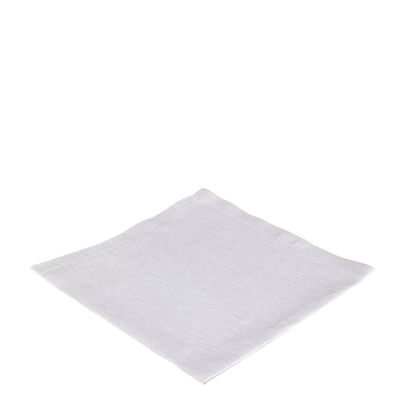 Serviette de table lin gris 60 x 60 cm