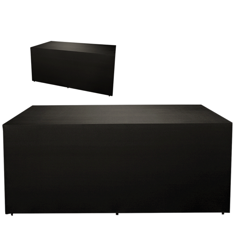 Buffet pliant houssé noir 