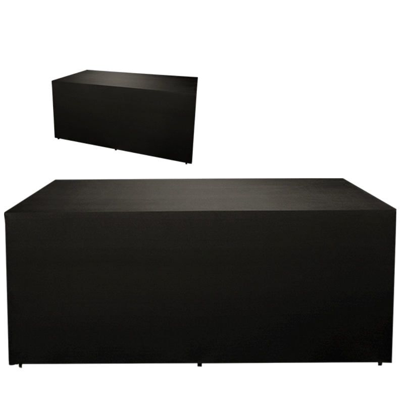 Buffet pliant houssé noir 