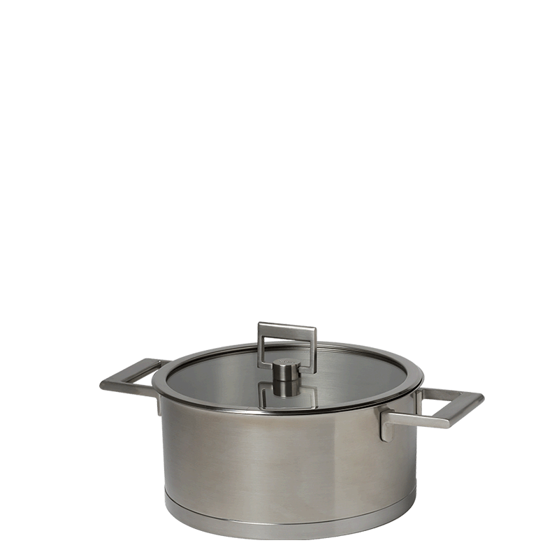 Marmite Equinoxe Ø 24 cm 510 cl avec couvercle transparent