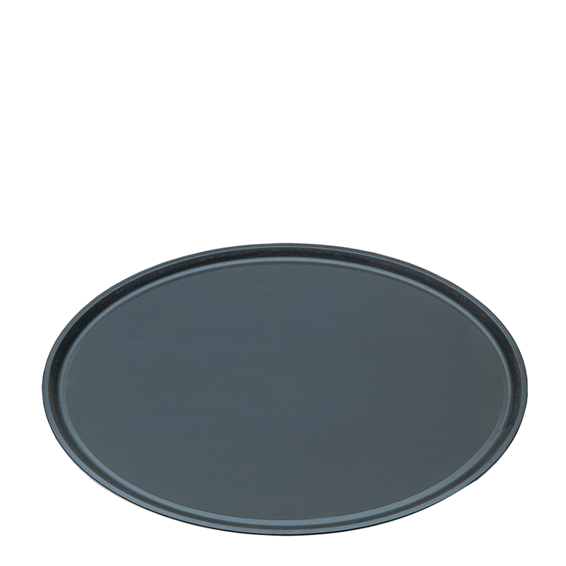 Plateau ovale antidérapant L 68 cm l 55 cm