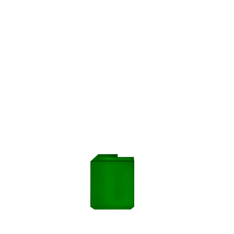 Module d'angle Bar light 55 x 100 cm H 115 cm