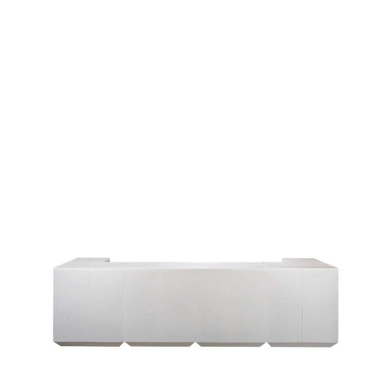 Module droit Bar light 55 x 200 cm H 115 cm