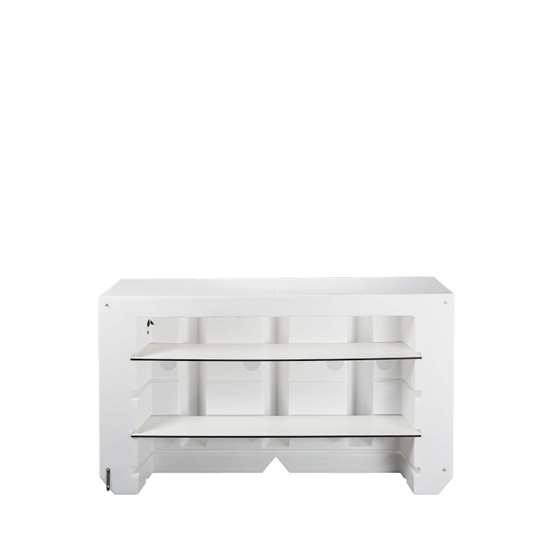 Module droit Bar light 55 x 200 cm H 115 cm