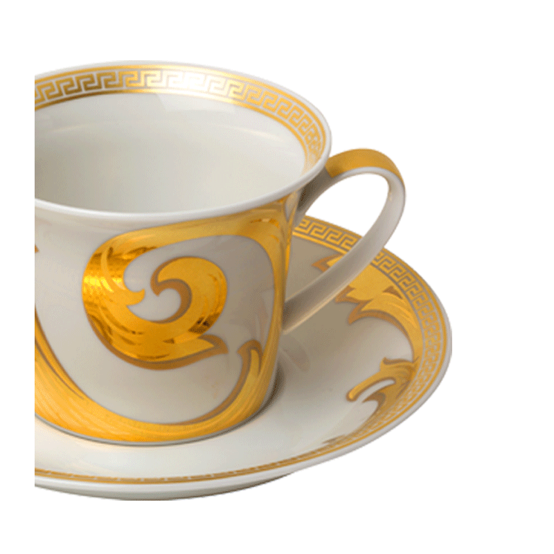 Tasse et sous-tasse à thé Versace 25 cl