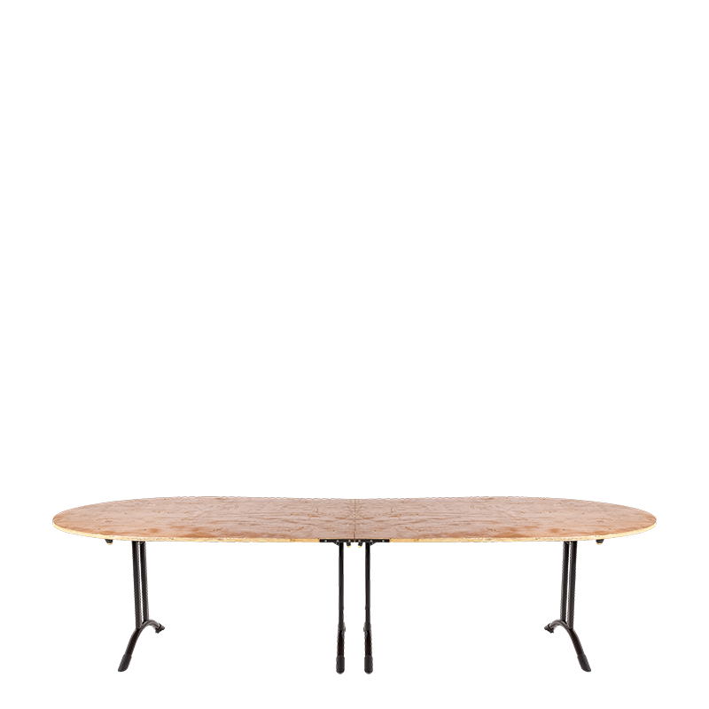 Table ovale 130 x 300 cm
