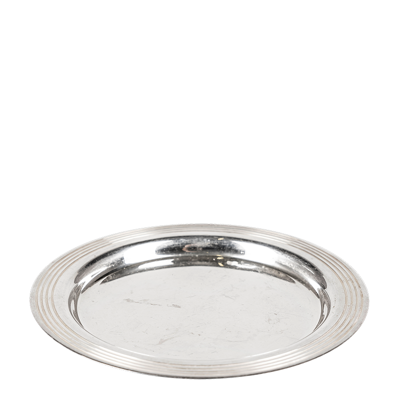 Dessous de bouteille Neptune argent Ø 13,5 cm