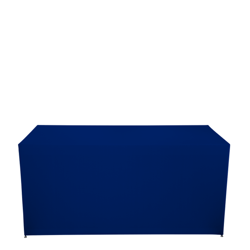 Buffet pliant houssé bleu "3 faces" 100 x 200 cm