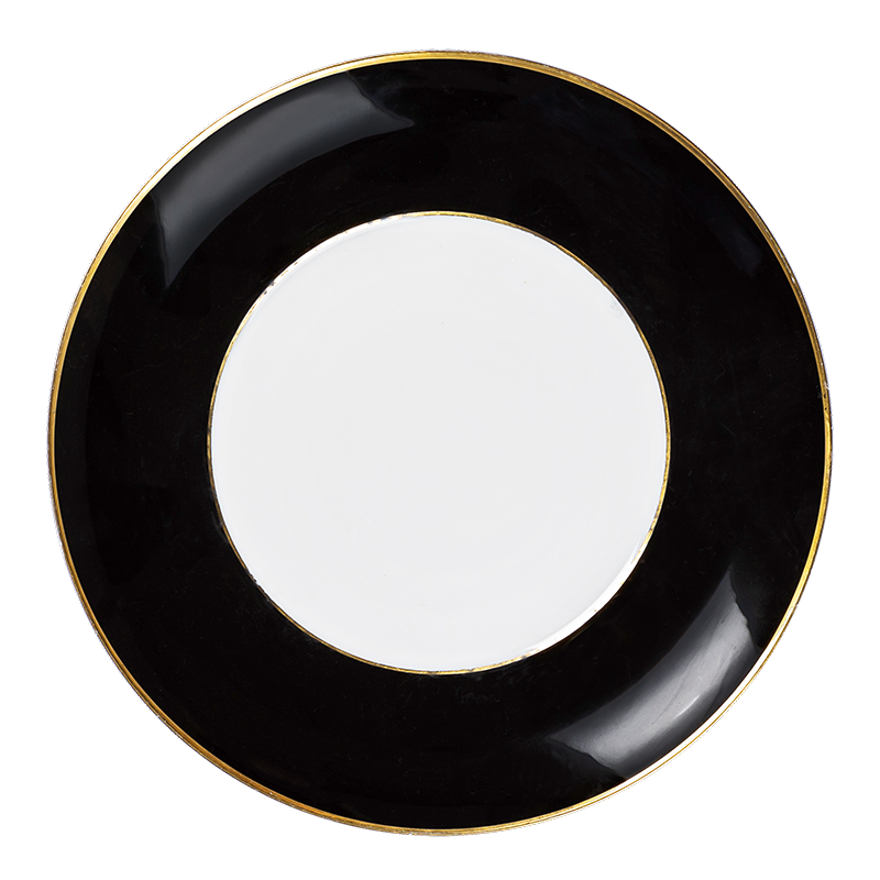 Assiette plate Rocco noire Ø 27 cm