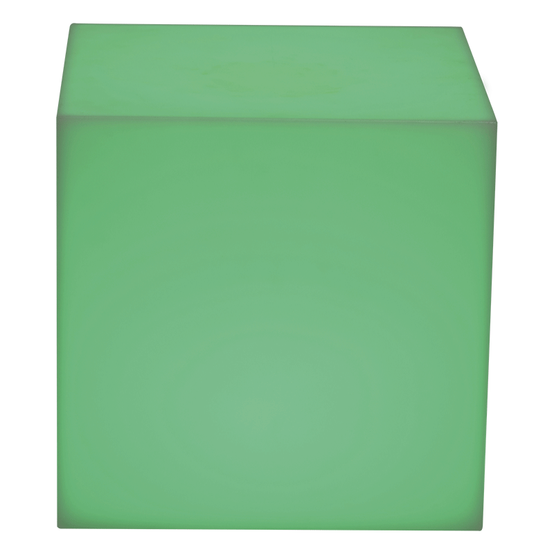 Table d'appoint lumineuse 40 x 40 cm H 40 cm
