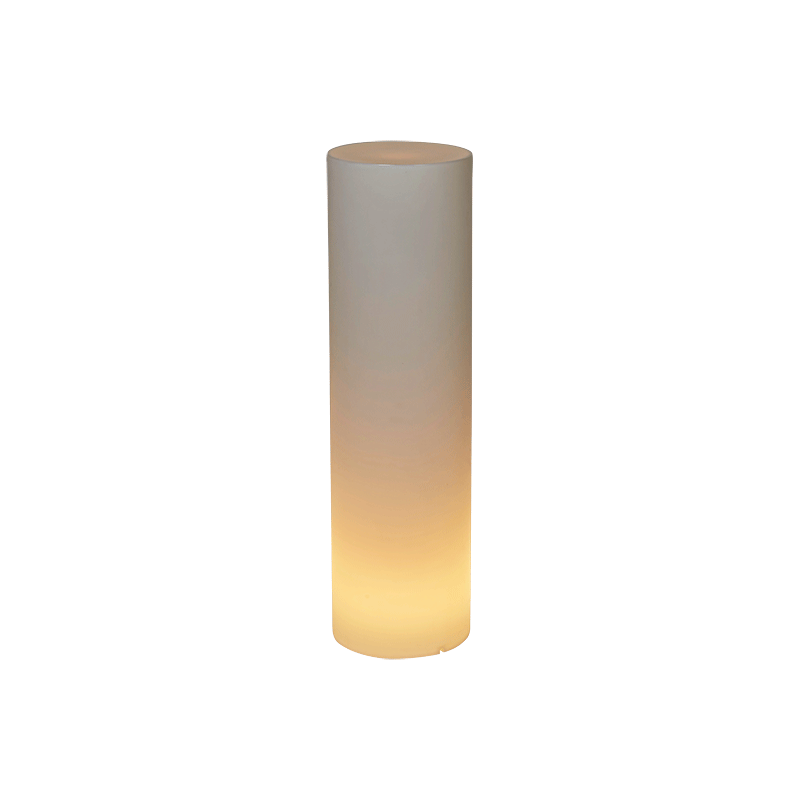 Cylindre lumineux autonome Ø 30 cm H 106 cm