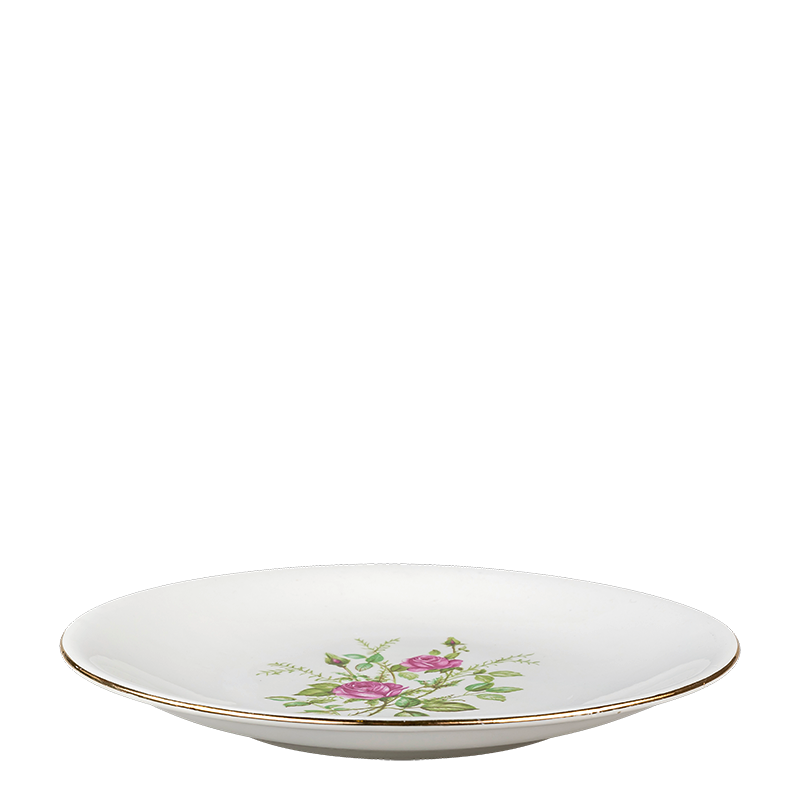 Plat rond Vintage fleuri