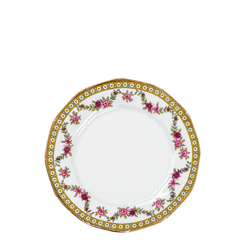 Petite assiette Vintage fleurie Ø 18-20 cm