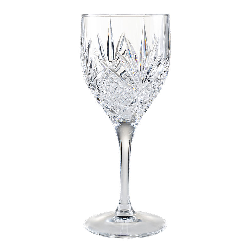 Verre à pied à vin Vintage style cristal Ø6-9 cm H12-15cm 15-20cl