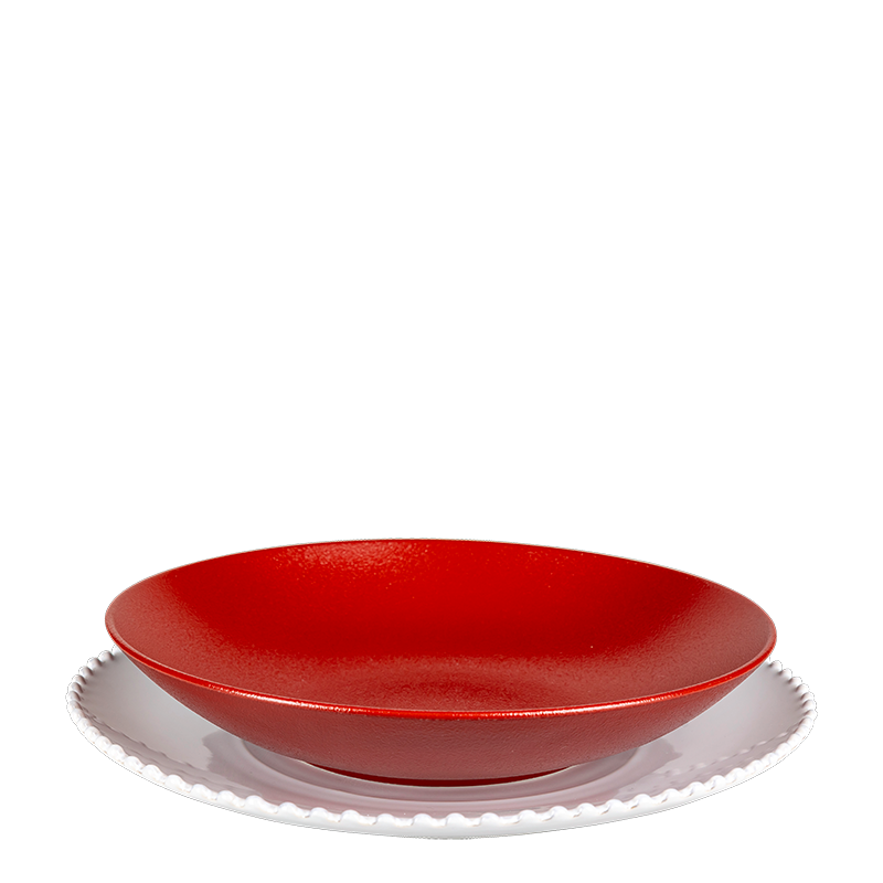 Assiette Tobou rouge Ø 30 cm