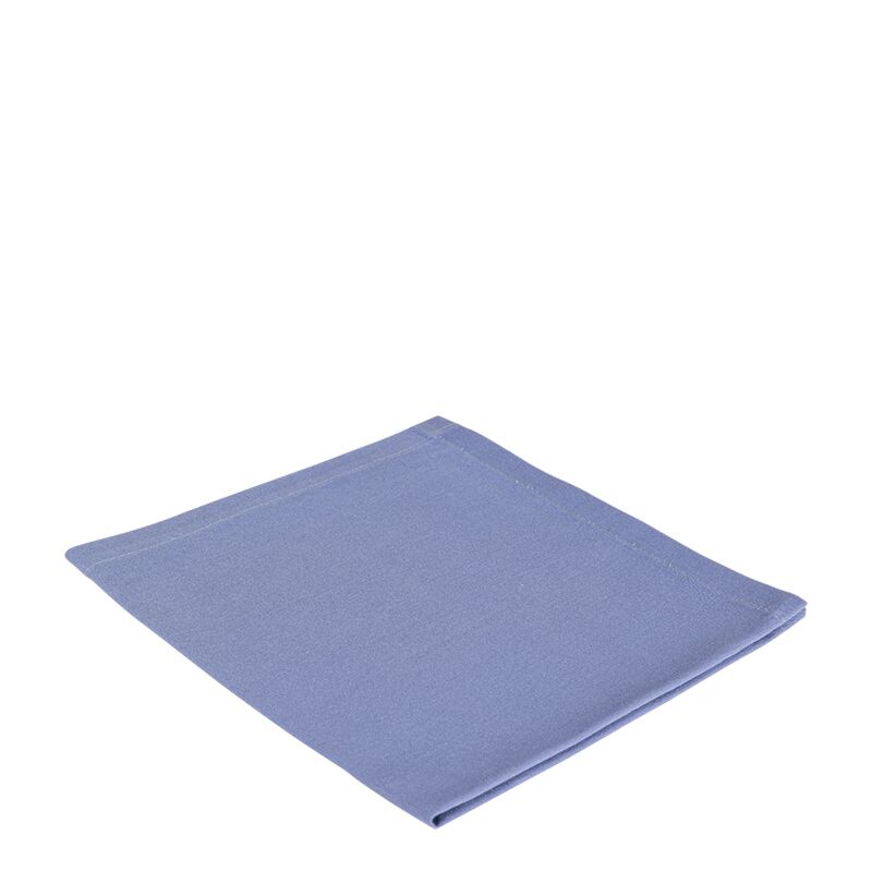Serviette de table Marjorie bleu 50 x 50 cm ignifugée M1
