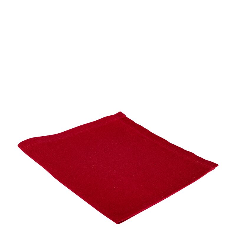 Serviette de table Marjorie rouge 50 x 50 cm ignifugée M1