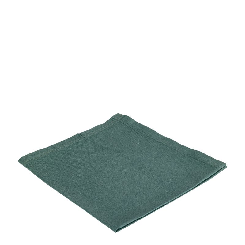Serviette de table Marjorie vert 50 x 50 cm ignifugée M1
