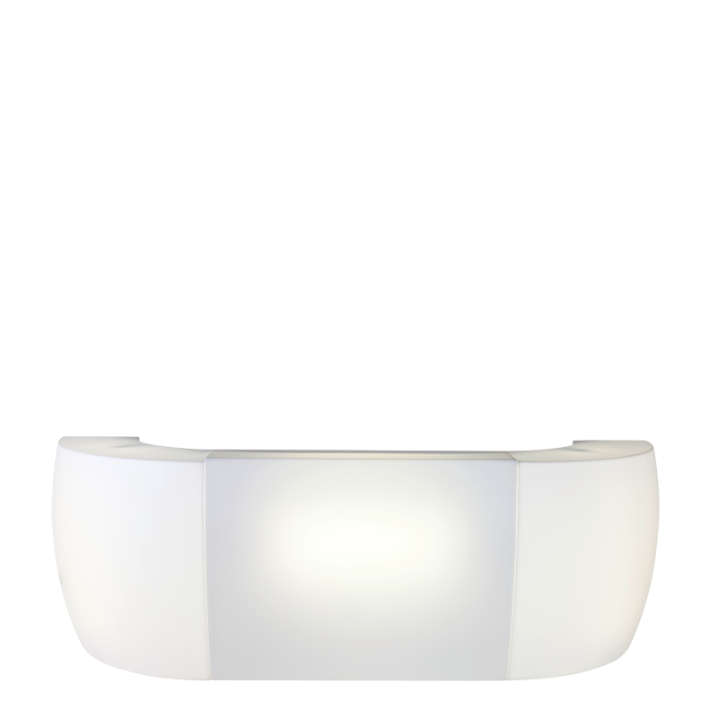 Bar Igloo lumineux module d'angle 90 x 89,5 cm H 108 cm
