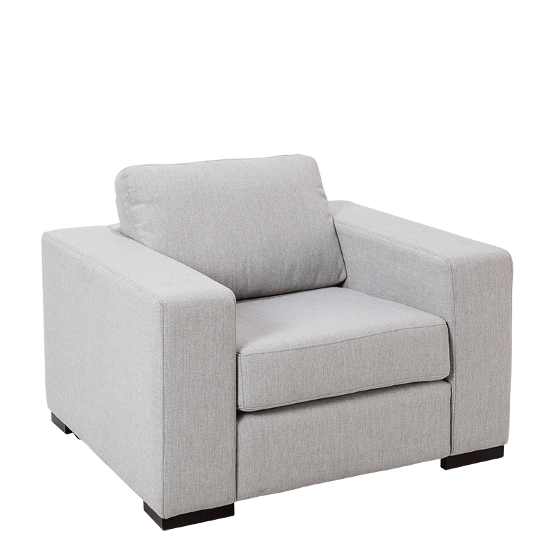 Fauteuil Loft gris 98 x 80 cm H 73 cm