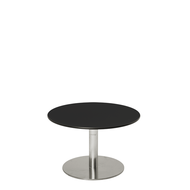 Table basse Hobby noire Ø 60 cm H 40 cm